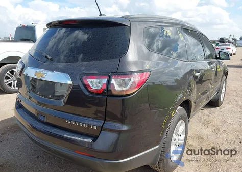 2014 Chevrolet Traverse Ls из США, поврежденный, VIN 1GNKRFKD5EJ367647